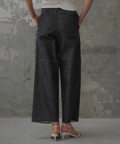 「ADAM ET ROPE'」 デニムパンツ 38 ブルー系その他3 レディース_画像7