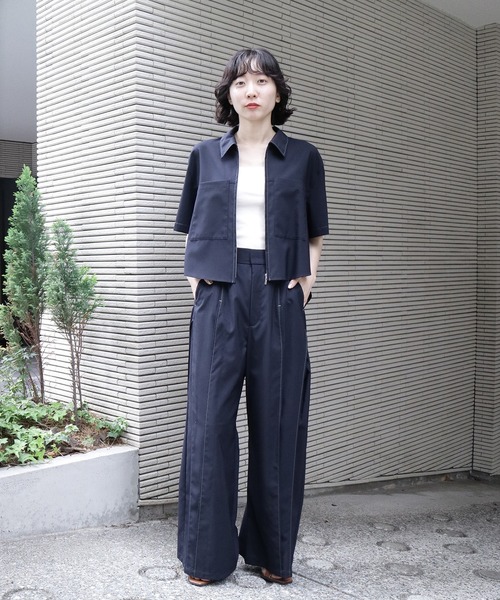 PUBLIC TOKYO（パブリックトウキョウ） ワイドパンツ スラックス