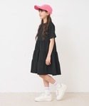 ワンピース キッズ ライトエンボスティアードワ...の詳細画像4