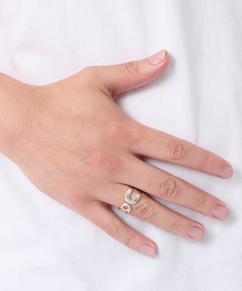 指輪 リング 「AMBUSH/アンブッシュ」SAFETY PIN RING メンズの画像