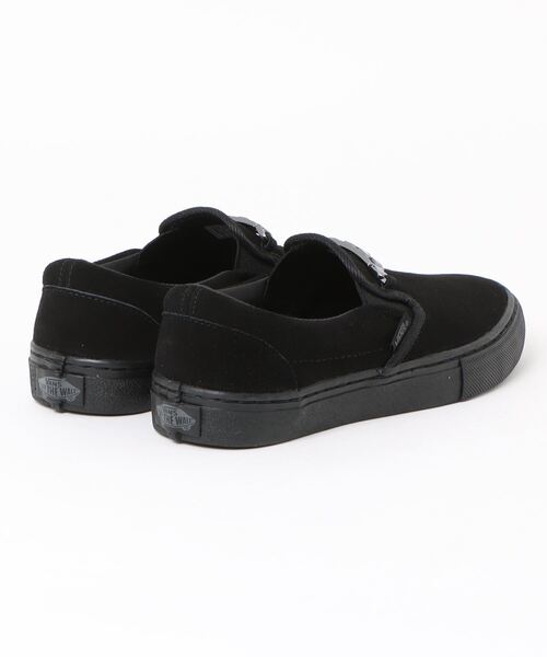 「VANS」 スリッポン 8h ブラック メンズ_画像2
