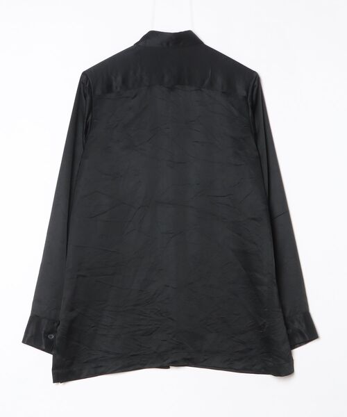 「Y-3」 長袖シャツ - ブラック レディース_画像2