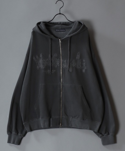 「Mark Gonzales」 ジップアップパーカー L チャコール メンズ_画像5