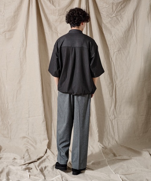 「WETTEMPT」 半袖シャツ SMALL ブルー メンズ_画像3