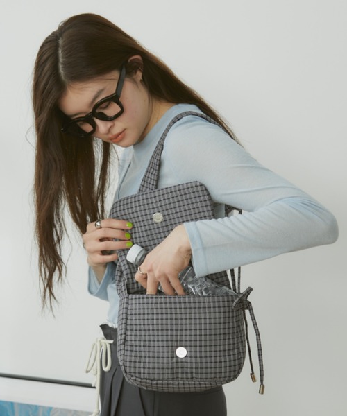 「MERLOT」 ショルダーバッグ FREE グレー レディース_画像9