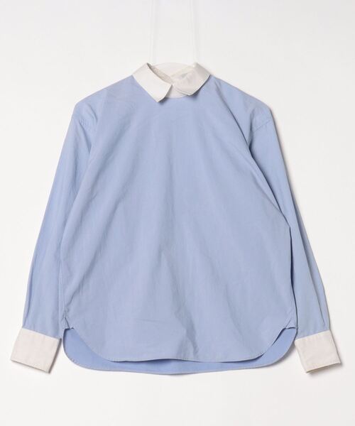 HYKE（ハイク） 長袖ブラウス 1 ブルー レディース : ZOZOTOWN Yahoo 