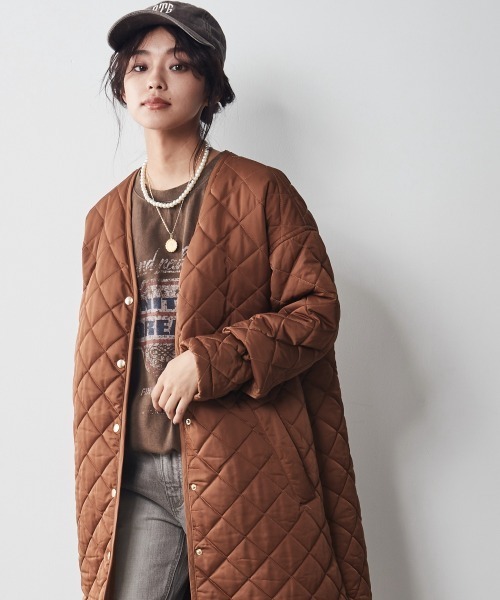 「CHIC STYLE」 「SMILELAND」半袖Tシャツ 3 モカ レディース_画像8