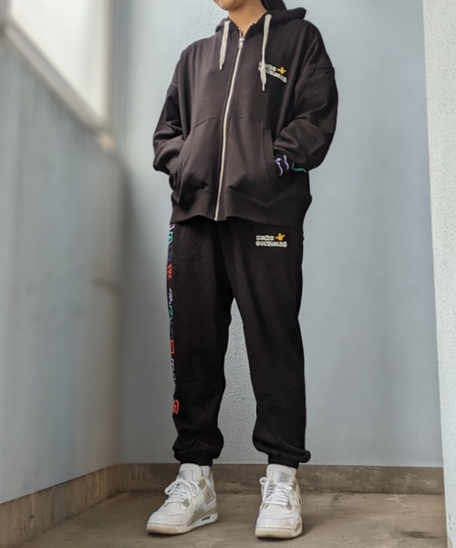 「Mark Gonzales」 スウェットパンツ MEDIUM ブルー メンズ_画像3