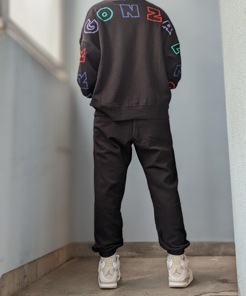 「Mark Gonzales」 スウェットパンツ MEDIUM ブルー メンズ_画像8