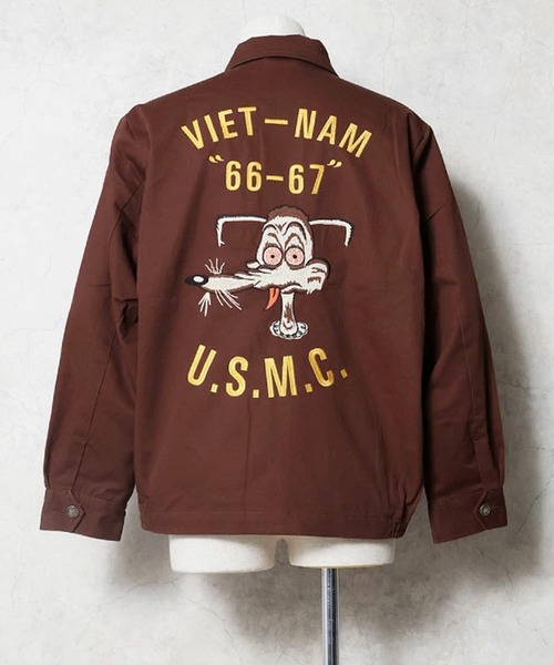 HOUSTON（ヒューストン） ブルゾン アウター COTTON VIETNAM JACKET