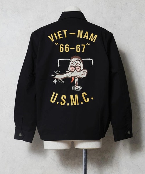 HOUSTON（ヒューストン） ブルゾン アウター COTTON VIETNAM JACKET