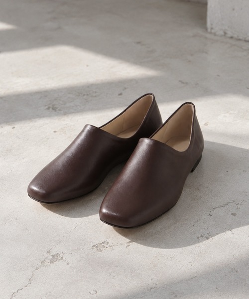 CORSO ROMA 9 ブラウンフラットシューズ CORSO ROMA,9（コルソローマ ノーヴェ） パンプス 「CORSO ROMA，9