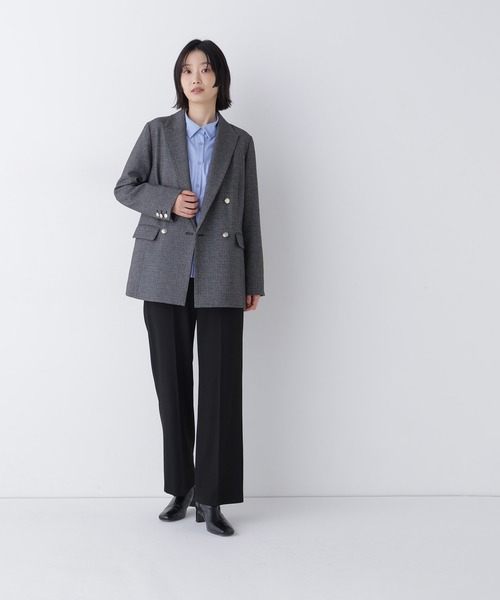 NATURAL BEAUTY BASIC パンツスーツ グレー NATURAL BEAUTY BASIC（ナチュラルビューティーベーシック） パンツ