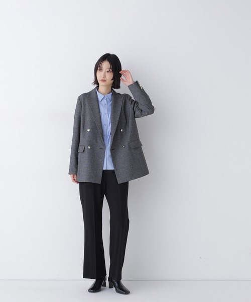 NATURAL BEAUTY BASIC×PLST　ジャケット×パンツ×ブラウス NATURAL BEAUTY BASIC（ナチュラルビューティーベーシック） パンツ