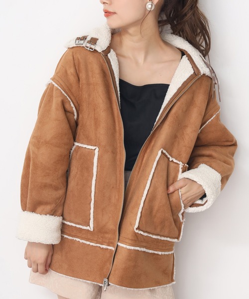 one after another NICE CLAUP コート ムートンコート ムートン