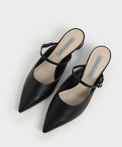 アンクルストラップ ヒールサンダル - Silver | CHARLES & KEITH