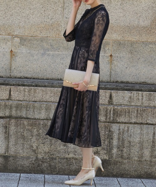 Dorry Doll ドレス レイヤードラッセルレース ドレスワンピース
