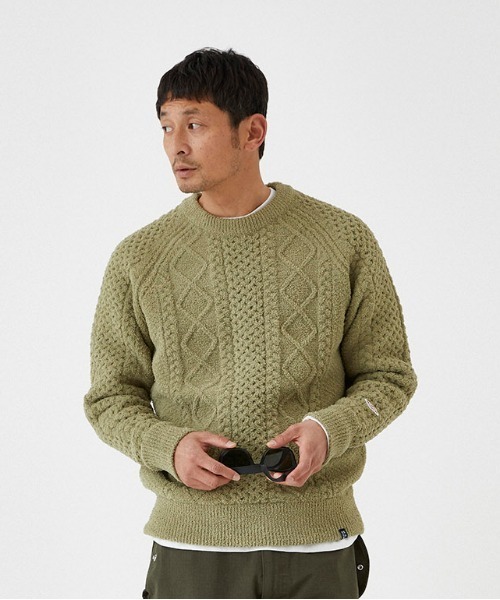 40 割引オリーブ M メンズ Mサイズ相当 L メンズ Lサイズ相当 Xl メンズ Xlサイズ相当 特価商品 ニット Magic Number Shaggy Yarn Cable Crew Knit トップス メンズファッション ファッションオリーブm メンズ Mサイズ相当 L メンズ Lサイズ相当 Xl