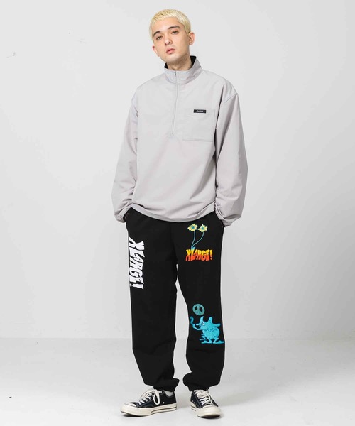 XLARGE パンツ PEACE WORLD SWEAT PANTS メンズ : ZOZOTOWN