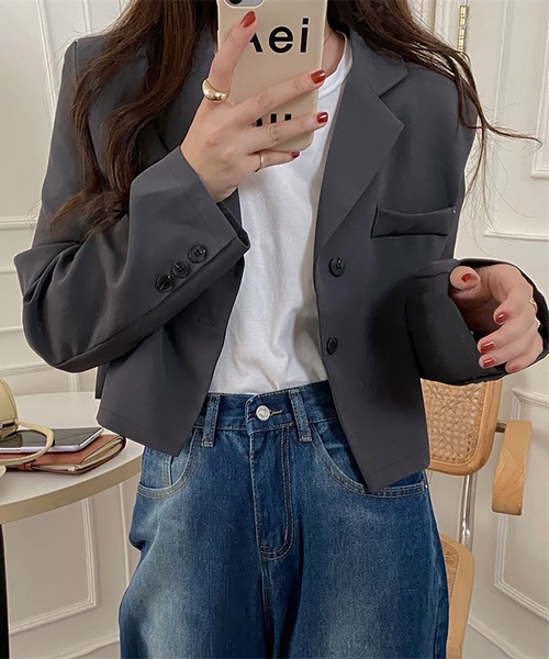 Doula ジャケット テーラードジャケット クロップドテーラード