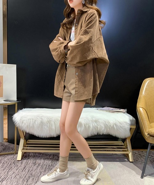 Amulet（アミュレット） ブラウス シャツ コーデュロイブラウス