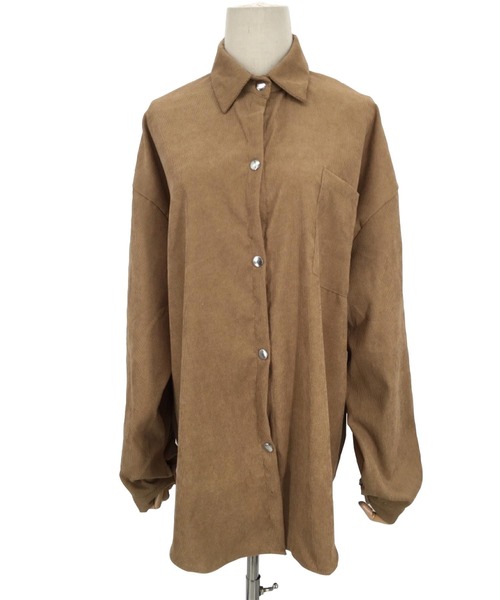 Amulet（アミュレット） ブラウス シャツ コーデュロイブラウス