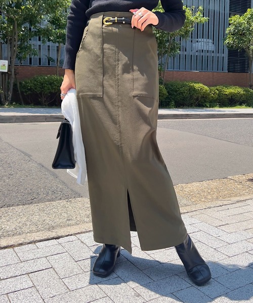 KOBE LETTUCE スカート 「 選べるサイズ/丈 」 走れるストレッチ