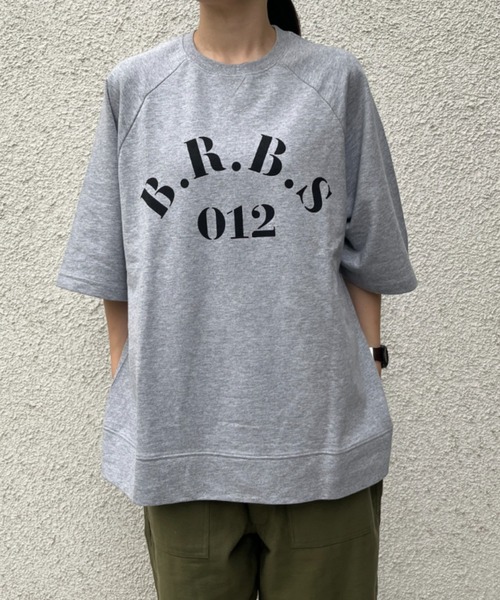 BROKEN BASE tシャツ ヴィンテージ加工ステンシルロゴスウェット