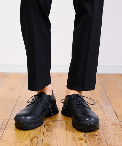 アルコレッタパドローネ　ダービープレーントゥレザーシューズ　シボ革　ブラック 楽天市場】padrone derby plain toe shoesの通販