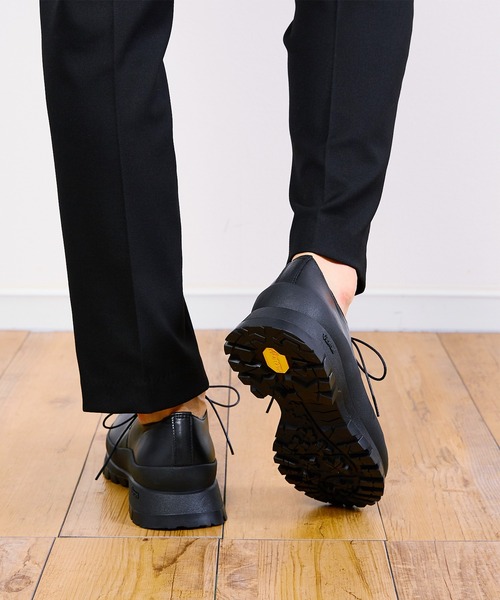 美品✨PADRONE ダービーシューズ　ビブラム滑り止め仕様　本革　日本製　42 PADRONE ビジネスシューズ 「PADRONE」DERBY PLAIN TOE SHOES