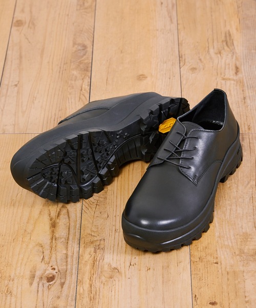 PADRONE ダービー　短靴　パドローネ　derby レザー　ビブラムソール PADRONE パドローネ PU8759-2008-23C DERBY PLAIN TOE SHOES
