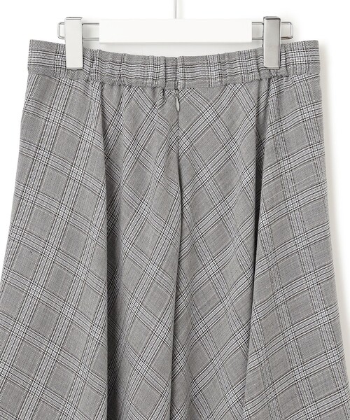 23区（ニジュウサンク） スカート ポリエステルウール チェック