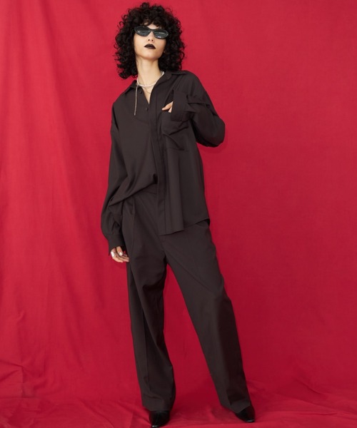 JOSE MOON シャツ ブラウス OVER SHIRT/オーバーシャツ レディース 