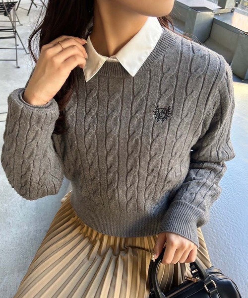 ニット/セーター another edition knit Another Edition（アナザーエディション）の「コットンアクリルニット