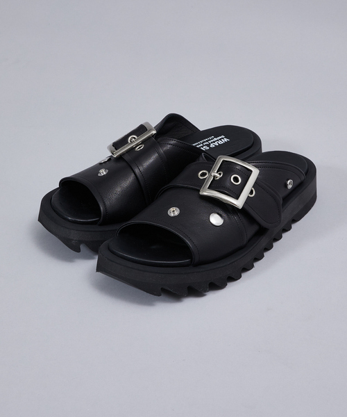 【国内発】VETEMENTS レザー スライド サンダル スリッポン 楽天市場】【9%OFFクーポン 7/18/23:59迄】 サンダル メンズ 本