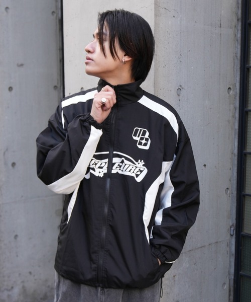 ジャケット スタジャン ブルゾン メンズ アウター 韓国系 b12614 ワンフォークロージング 1111clothing 中綿 スタジャン メンズ