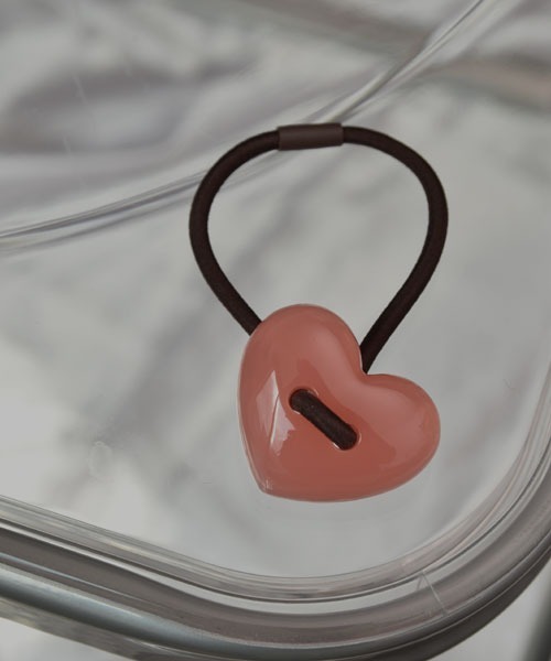 VIBGYOR Women ヘアゴム 「resonance」ぷっくりハート ヘアゴム「8色