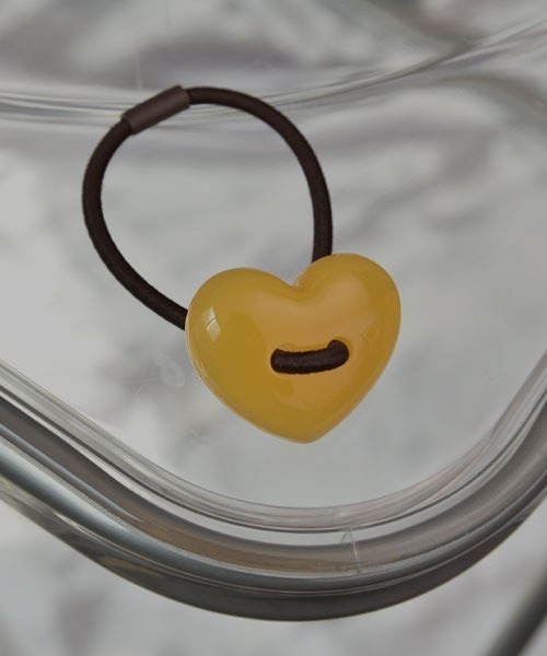 VIBGYOR Women ヘアゴム 「resonance」ぷっくりハート ヘアゴム「8色