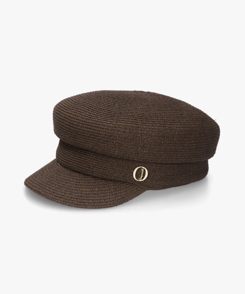 【スミ】キャスケットChapeau d' O/シャポー ド オー Chapeau d' O 帽子 キャスケット Lame Silk Braid Marine Cas