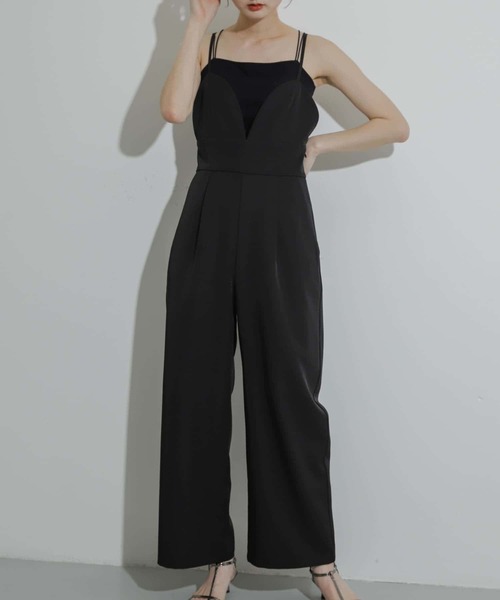 サロペット・オーバーオール・オールインワン 22SS L'Appartement Ponte Cami All In One サロペット オーバーオール フリルキャミオールインワン