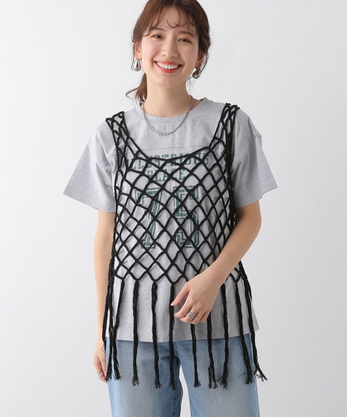 LEPSIM ベスト ジレ マクラメビスチェ 108533 レディース