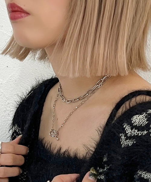 アクセサリー MIGNON 楽天市場】ネックレス フラワーモチーフ ネックレス クローバー