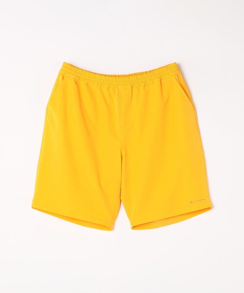 春夏/entre amis/32インチ/イージー ハーフパンツ 綿 ストレッチ タイダイ風プリント イタリア製 リラックス 新品/黄色/イエロー/ic383/ ラックス ウーブン ショーツ / LUX WOVEN SHORT （アシッド