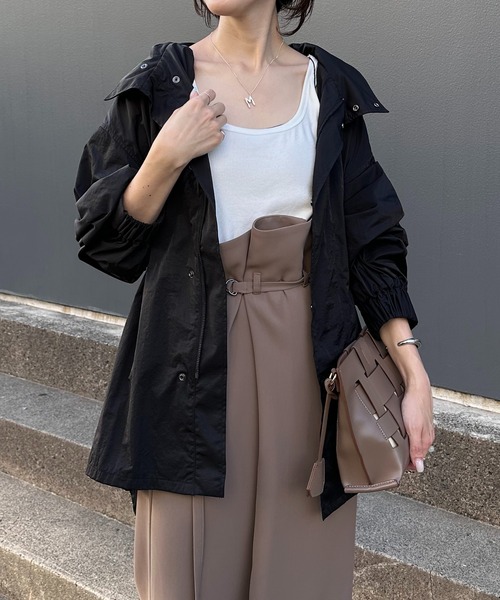 COLLAGE GALLARDAGALANTE」 ナイロンブルゾン FREE ブラック  