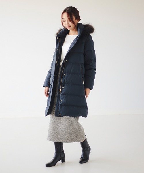 B：MING by BEAMS ダウンコート ダウンジャケット 河田 ロング