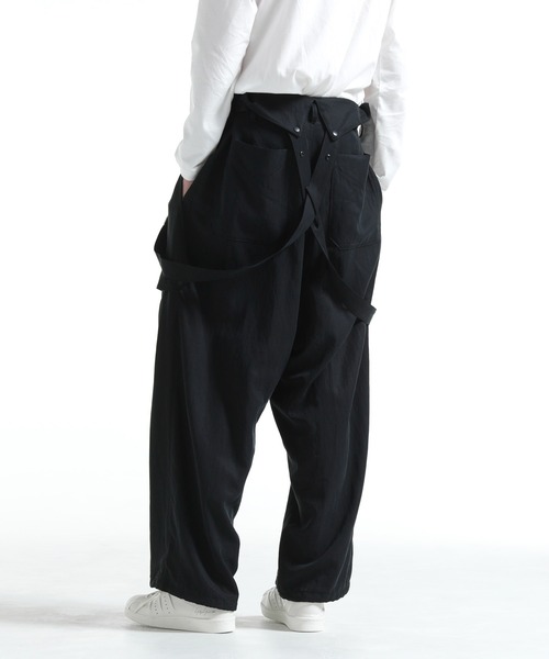Y-3 ワイドパンツ カーゴパンツ SUSPENDER PANTS メンズ : ZOZOTOWN