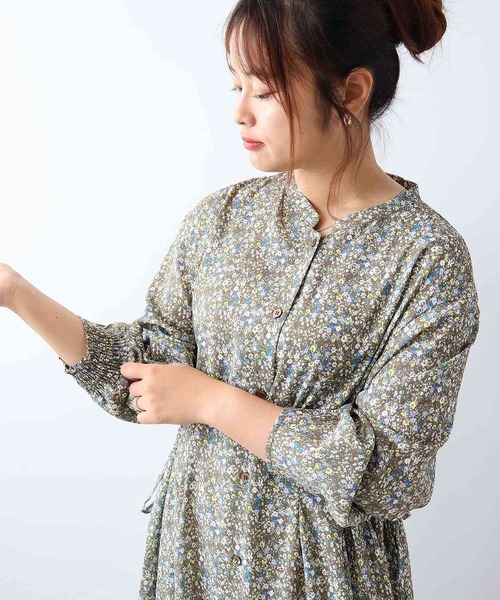 ★【ワンピース好き】！ SLY | BIG COLLOR ZIP UP 2P ショートワンピース (ワンピース