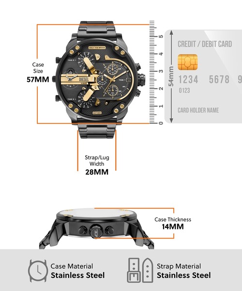 DPW　メンズ時計 DZ7458 DZ745800QQQ 時計(MEN)|DIESEL(ディーゼル)公式
