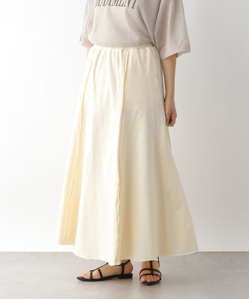 9/21まで限定価格mukcyenスカート　ムッシャン LEPSIM（レプシィム） スカート ミニ裏毛加工フレアスカート 129741