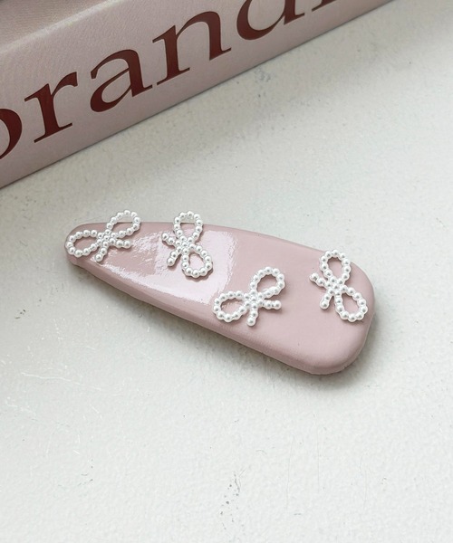 apres jour ヘアピン 「apres jour×ARIAZ」ミニパールリボンヘアピン